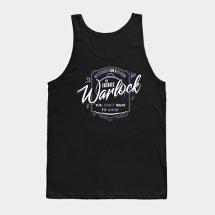 WARLOCK Fantasy RPG GM Dungeon Game Master DM boardgame tee Tank Top